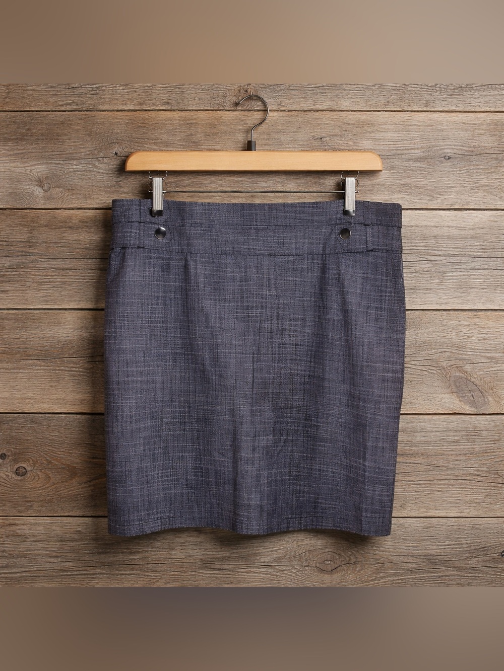 Vanity Style That Works XL Midi Polyester Spandex Business Casual Skirt 3/$15